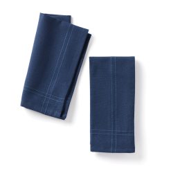 Lenox Premium Essentials Navy Dinner Napkins, Set of 2