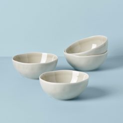 Lenox Premium Bay Colors Grey All-Purpose Bowls, Set of 4