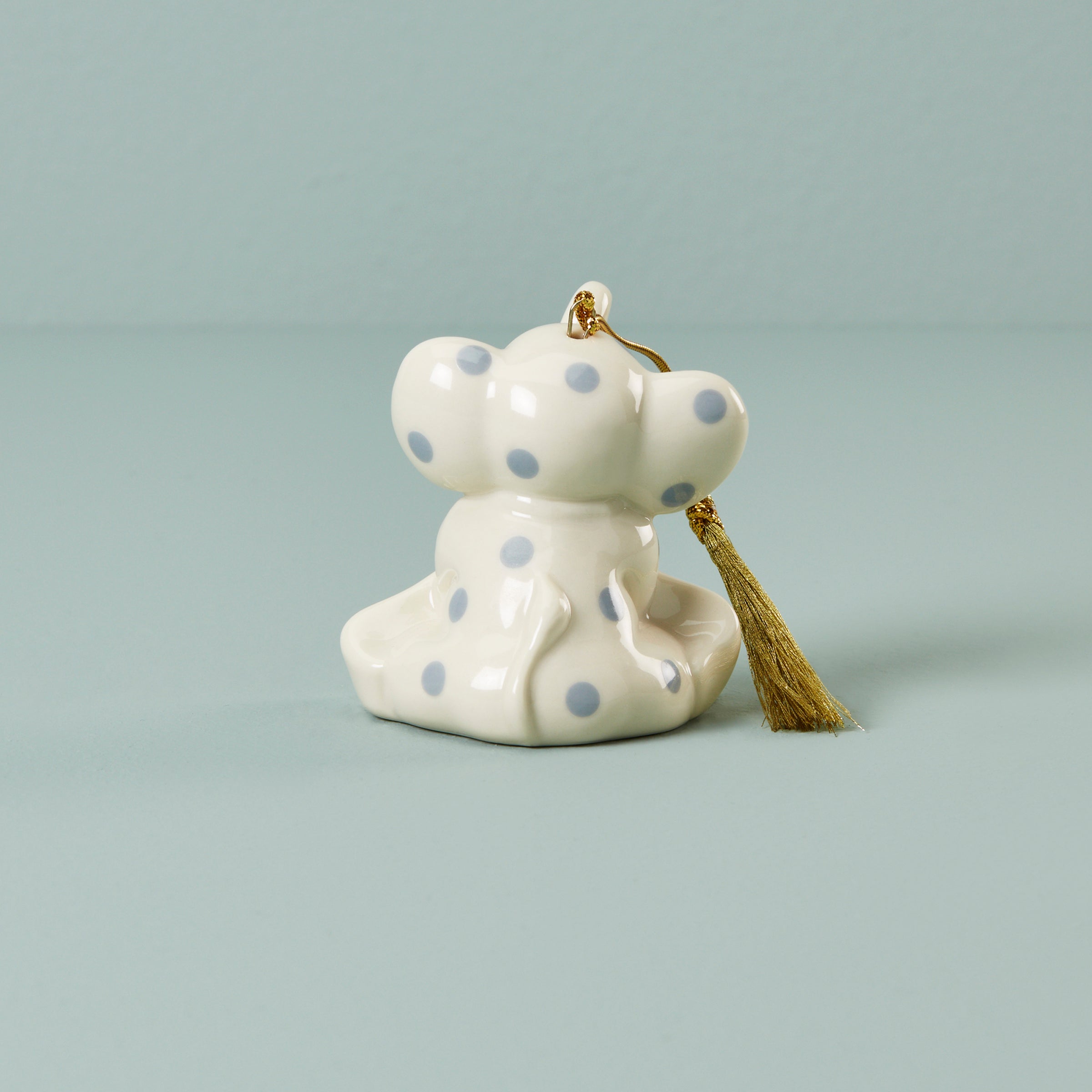 Lenox Premium Personalized Blue Elephant Ornament - Image 2