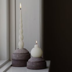 Alternative view of Lenox Premium Hoff Raw Grey Candleholder