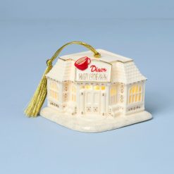 Alternative view of Lenox Premium Mistletoe Park Diner Lit Ornament