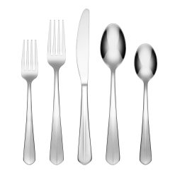 Lenox Premium Raiden 40-Piece Flatware Set with Caddy