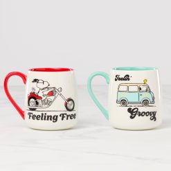 Alternative view of Lenox Premium Peanuts Mugs Groovy-Feeling Free, Set of 2