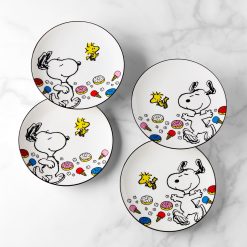 Lenox Premium Chef Snoopy Accent Plates, Set of 4