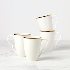 Lenox Premium Contempo Luxe Mugs, Set of 4