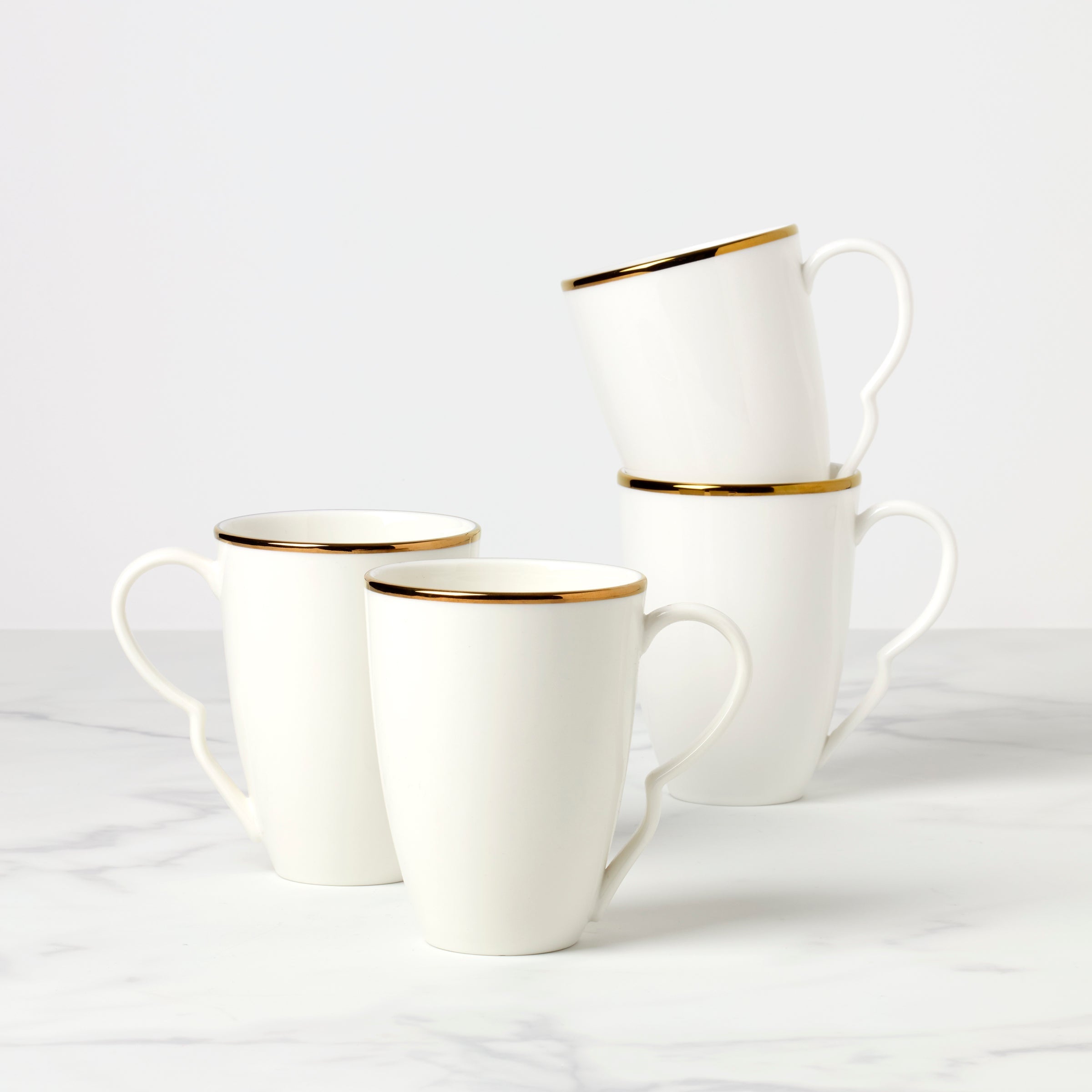 Lenox Premium Contempo Luxe Mugs, Set of 4