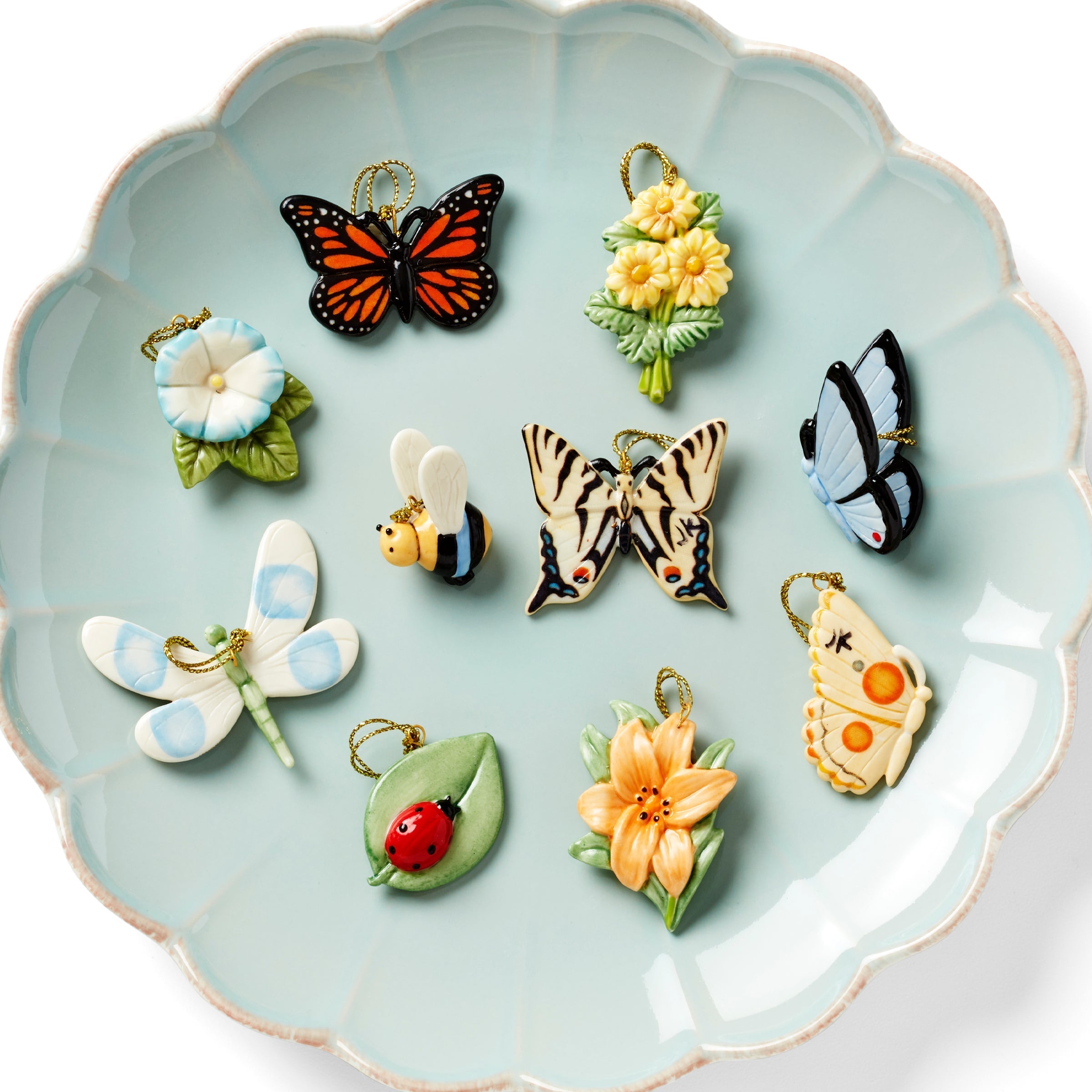 Lenox Premium Butterfly Meadow 10-Piece Mini Ornament Set - Image 4