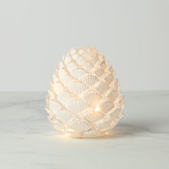 Lenox Premium White Pinecone Led Light