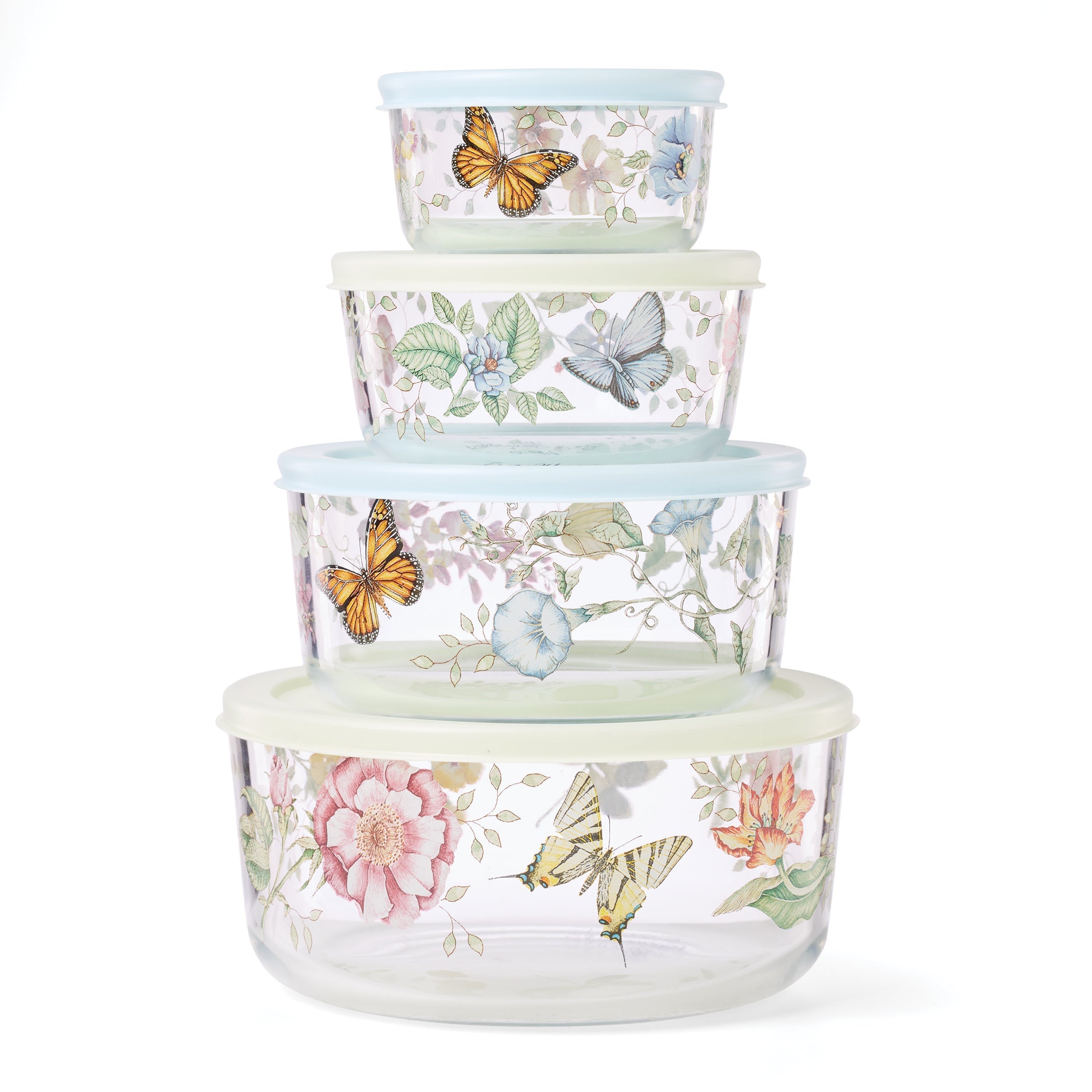 Lenox Premium Butterfly Meadow Glass Containers, Set of 4 - Image 4