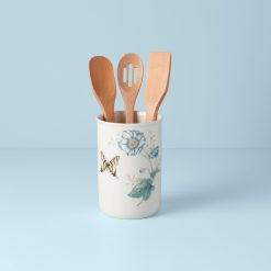 Alternative view of Lenox Premium Butterfly Meadow 4-Piece Utensil Holder Set