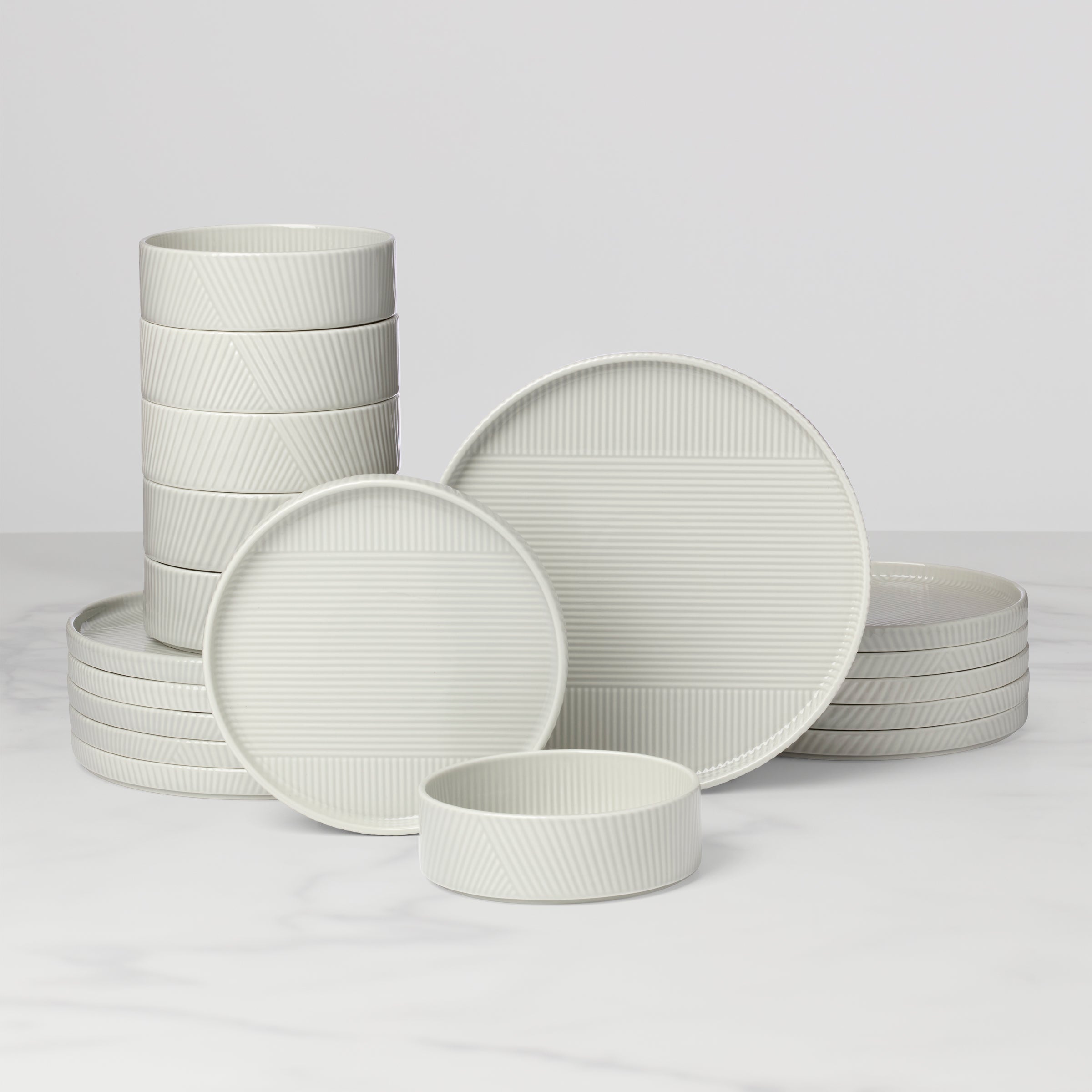 Lenox Premium Modulus Vapor 18-Piece Dinnerware Set