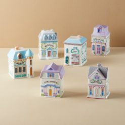 Lenox Premium Lenox Spice Village 6-Piece Rustic Row Spice Jar Set