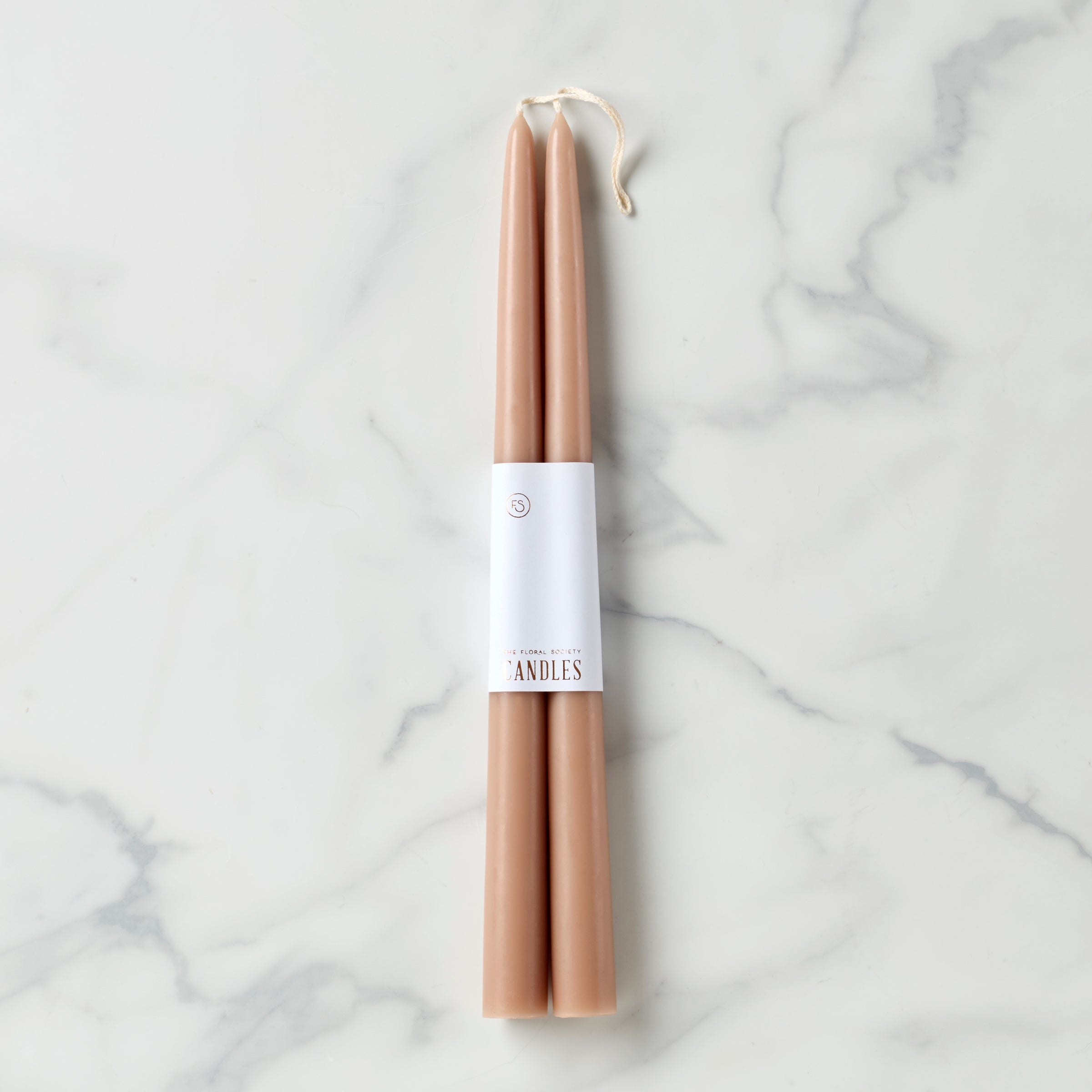 Lenox Premium Dipped Greige 12 Taper Candle, Set of 2