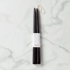 Lenox Premium Dipped Smoke 12 Taper Candle, Set of 2
