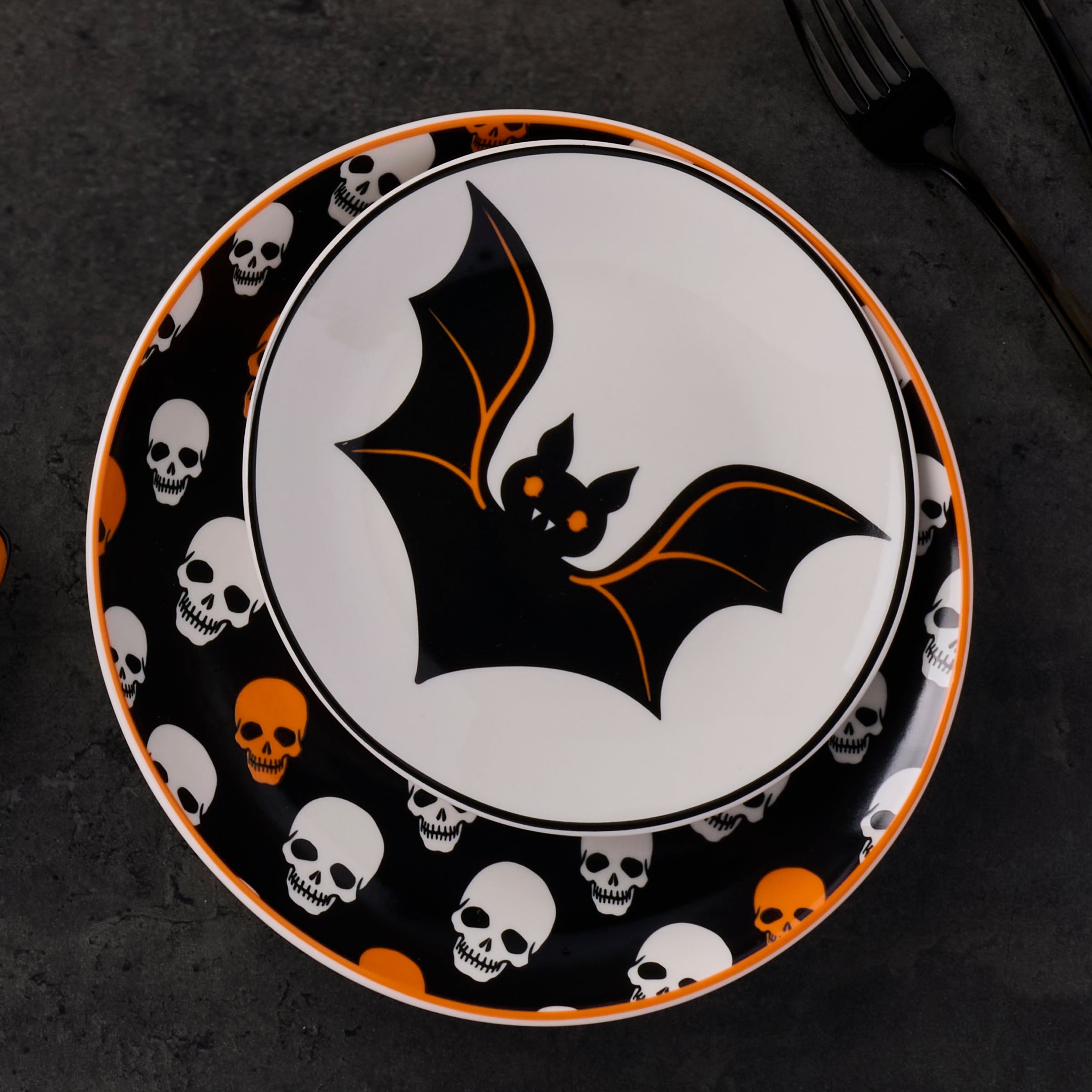 Lenox Premium Vintro Halloween Tidbit Plates, Set of 4 - Image 2