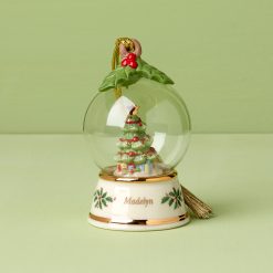 Lenox Premium Personalized Globe Tree Ornament