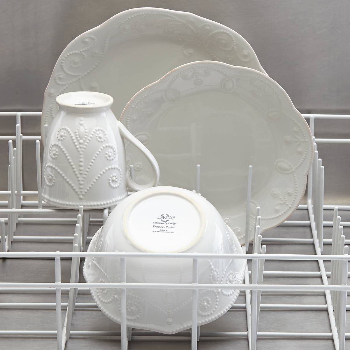 Lenox Premium French Perle White 4-Piece Place Setting - Image 6