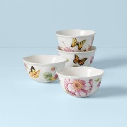 Lenox Premium Butterfly Meadow Bloom 4-Piece Bowl Set