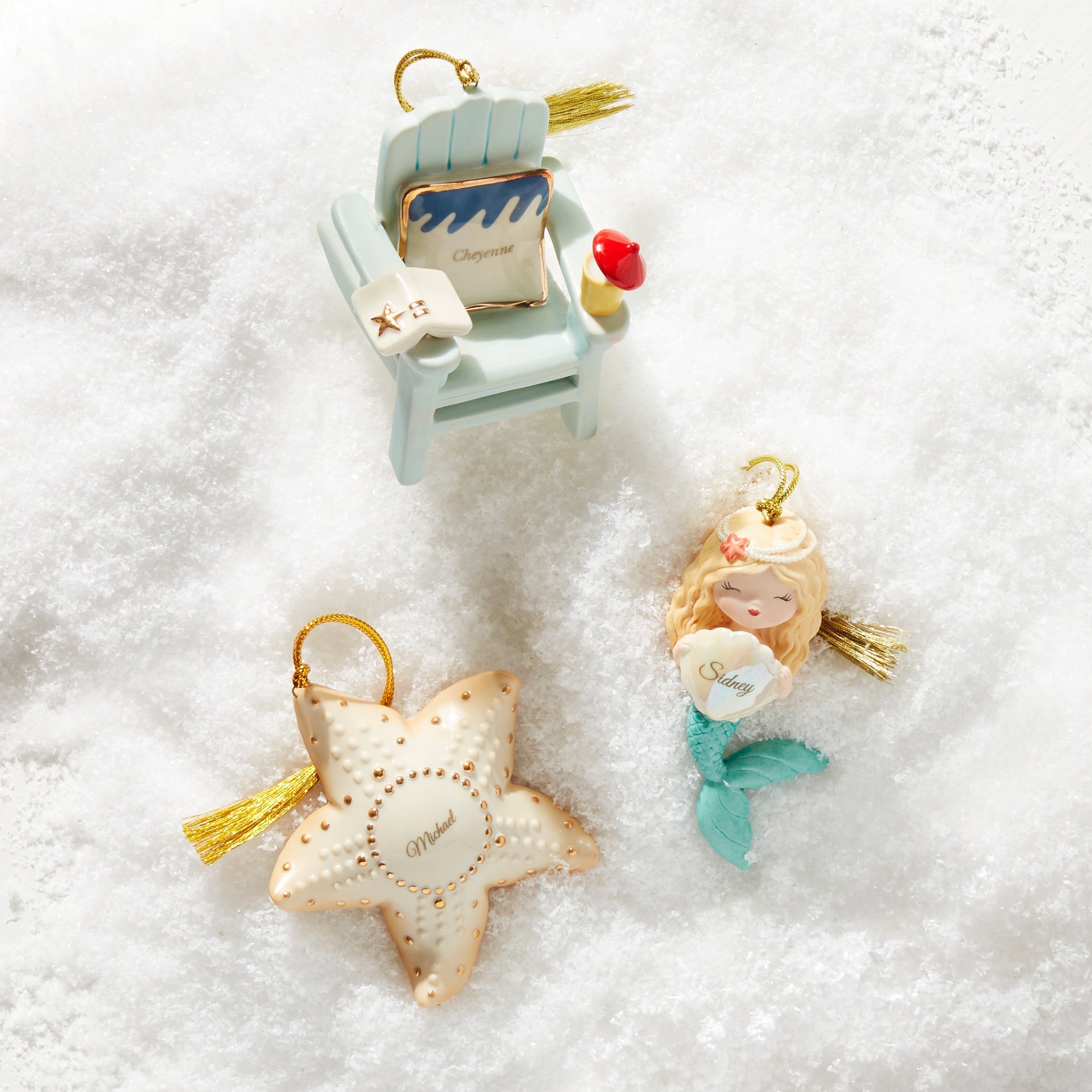 Lenox Premium Personalized Starfish Ornament - Image 3