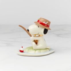 Alternative view of Lenox Premium Peanuts Fishing Buddies Figurine