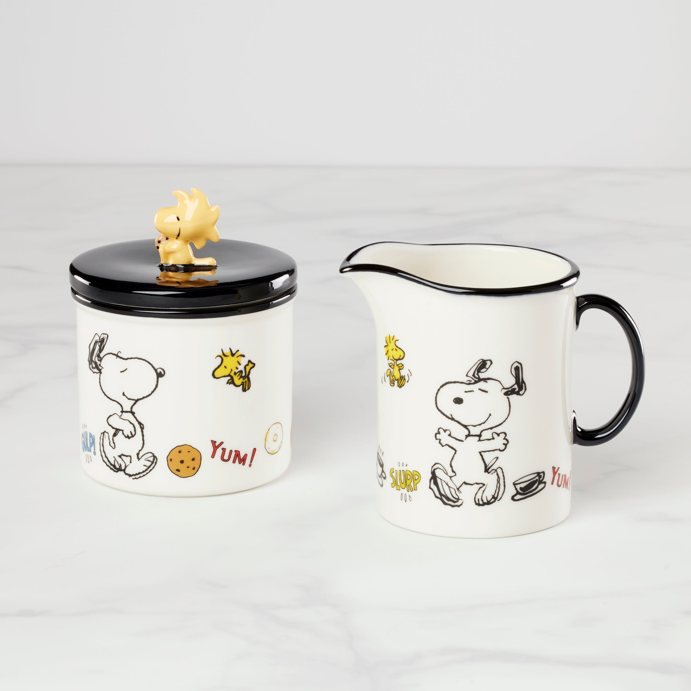 Lenox Premium Chef Snoopy Sugar & Creamer 2-Piece Set - Image 2