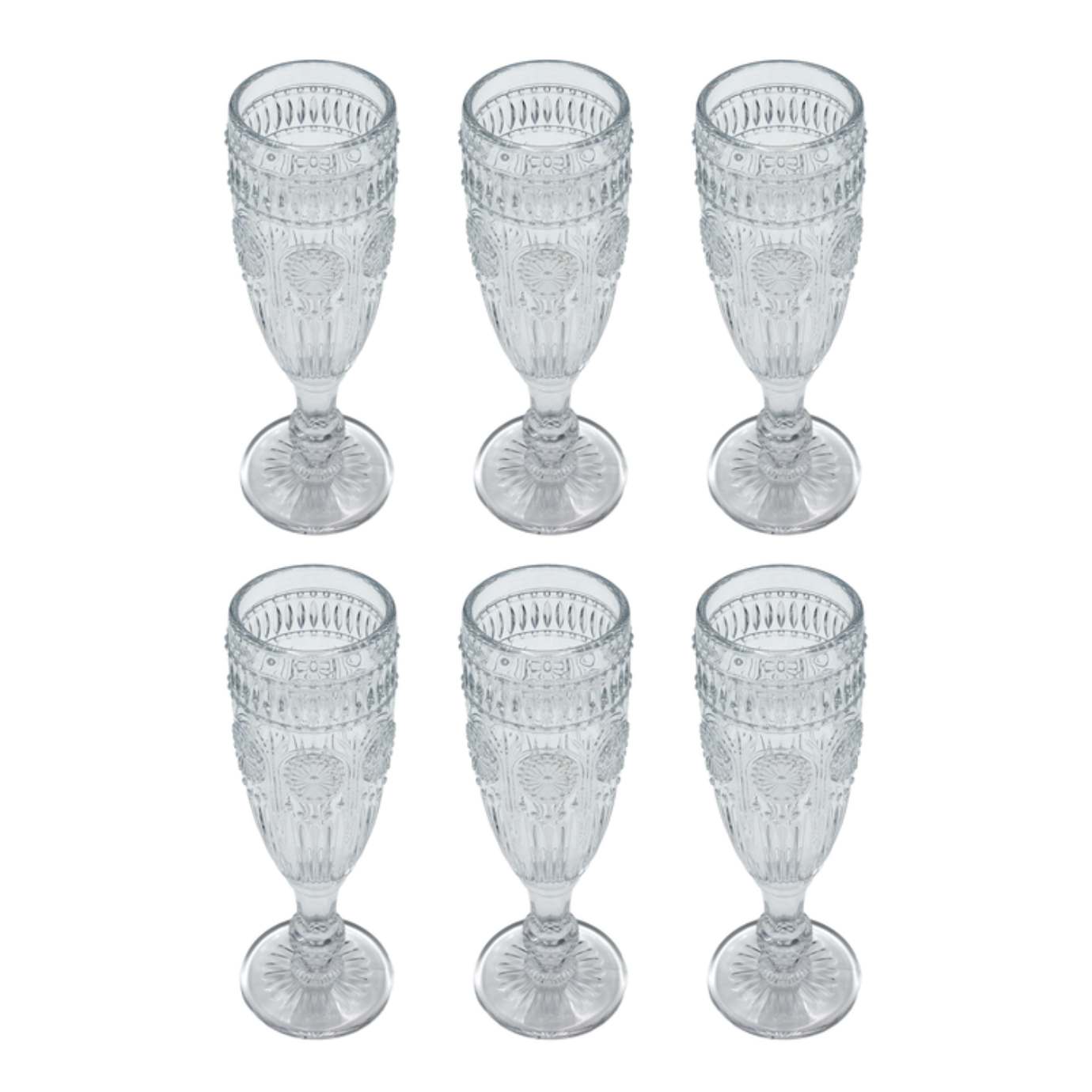 Lenox Premium Fiesta Flutes, Set of 6