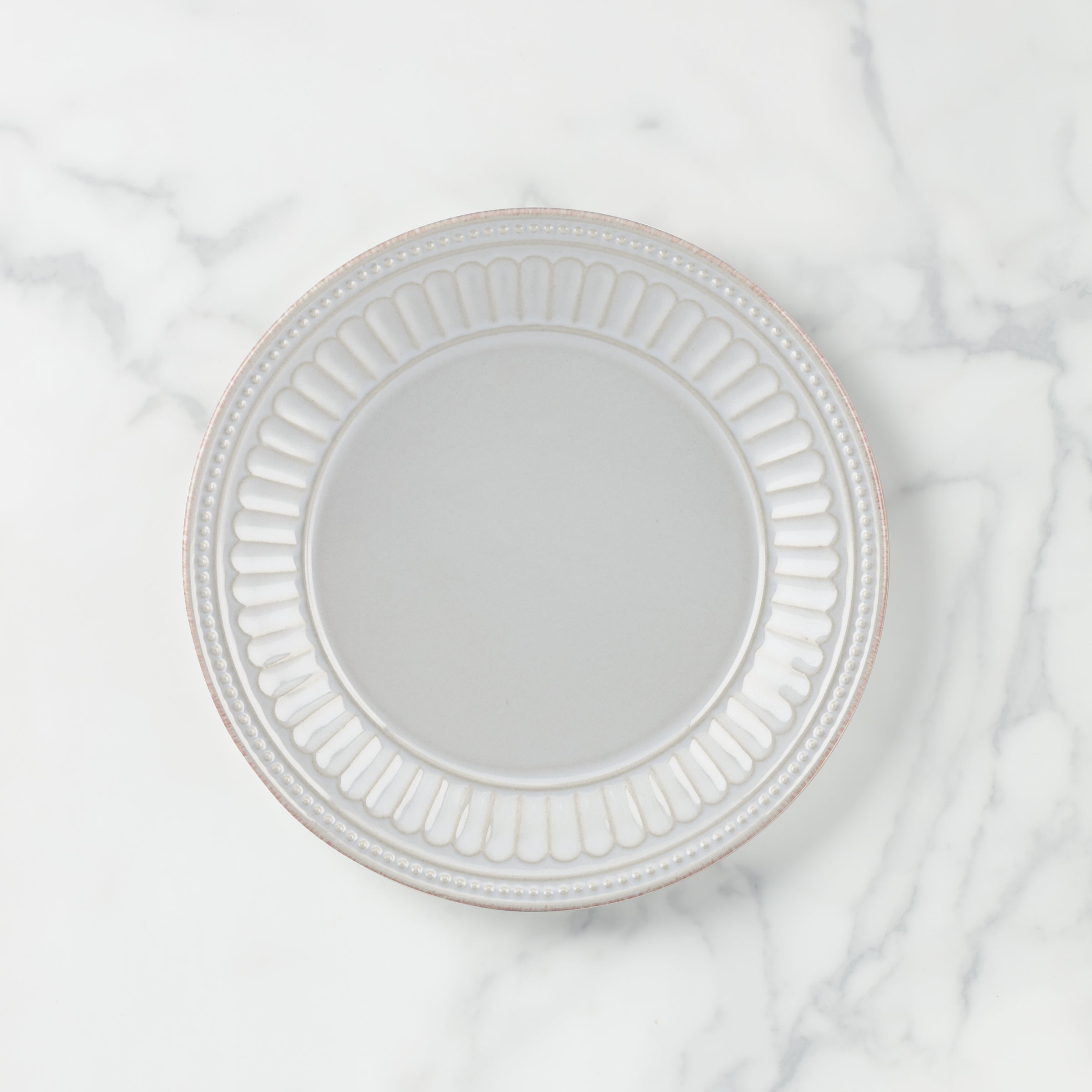 Lenox Premium French Perle Groove Dove Dessert Plate