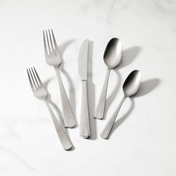 Lenox Premium French Perle Scallop Vintage 65-Piece Flatware Set