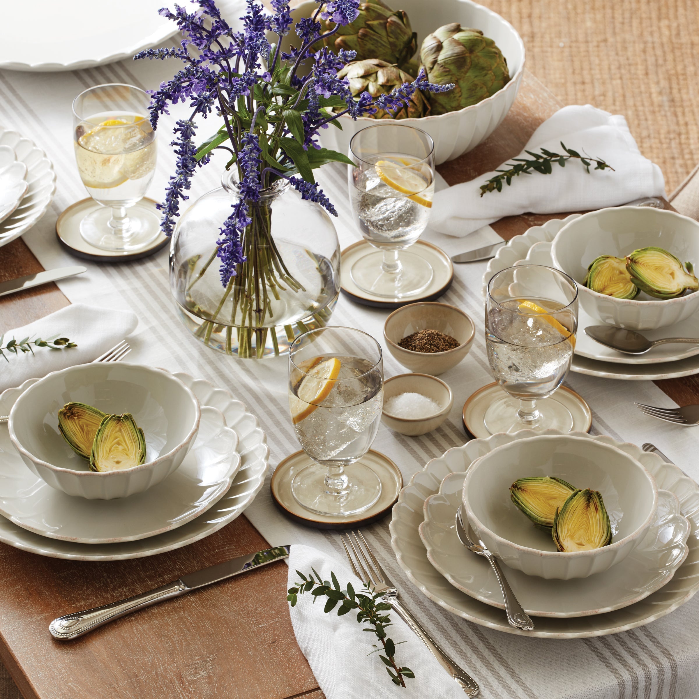 Lenox Premium French Perle Scallop White Dinner Plates, Set of 4 - Image 12