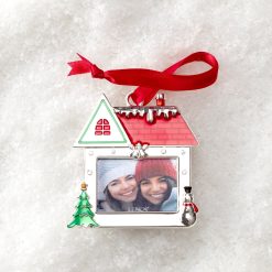 Alternative view of Lenox Premium House Photo Frame Silverplate Ornament