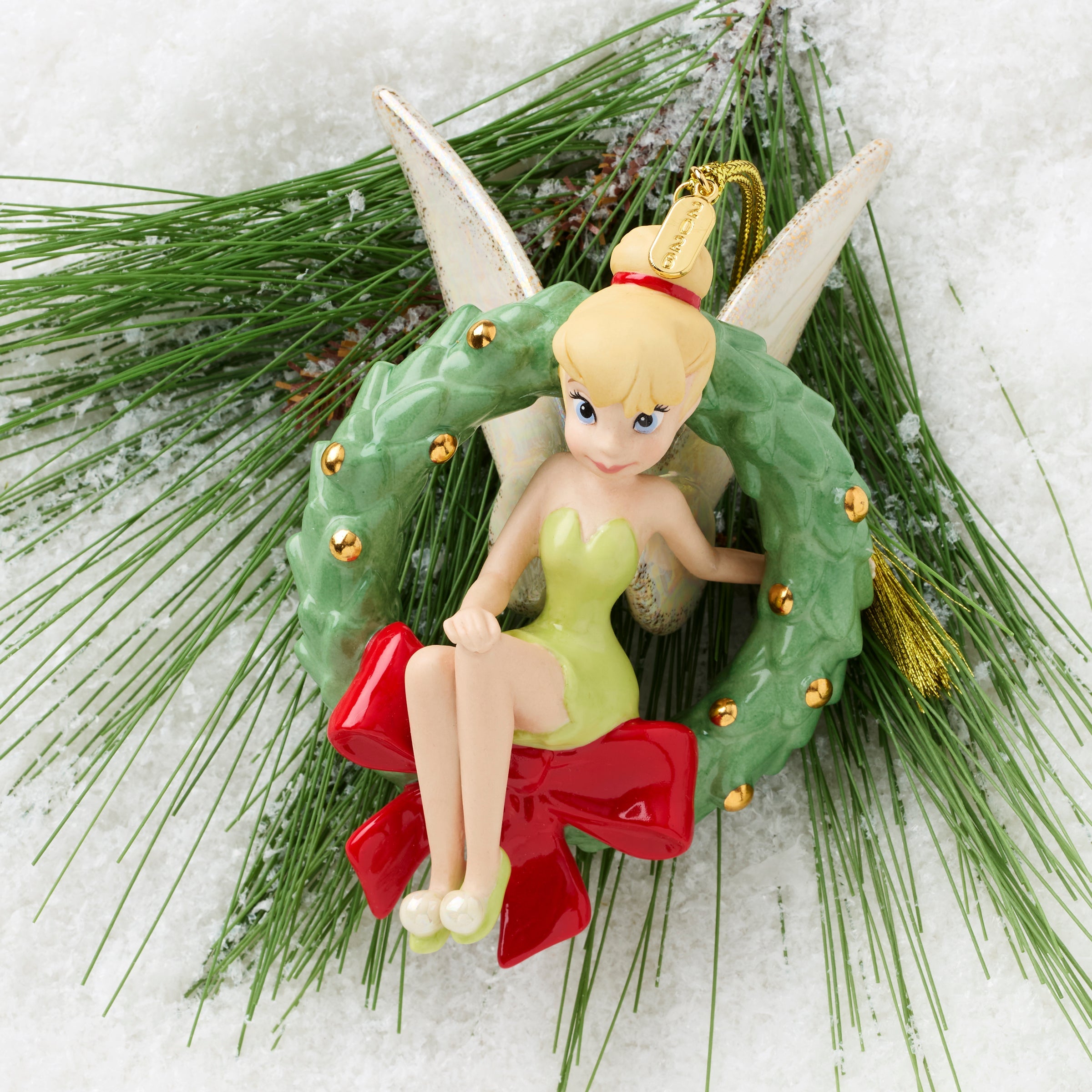 Lenox Premium 2026 Tinker Bell with Wreath Ornament - Image 2