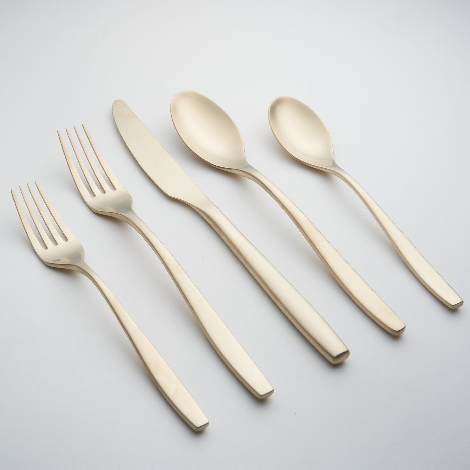 Lenox Premium Averie Champagne Satin 20-Piece Flatware Set - Image 2