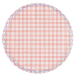 Alternative view of Lenox Premium Gingham Reusable Large Plates, Set of 6