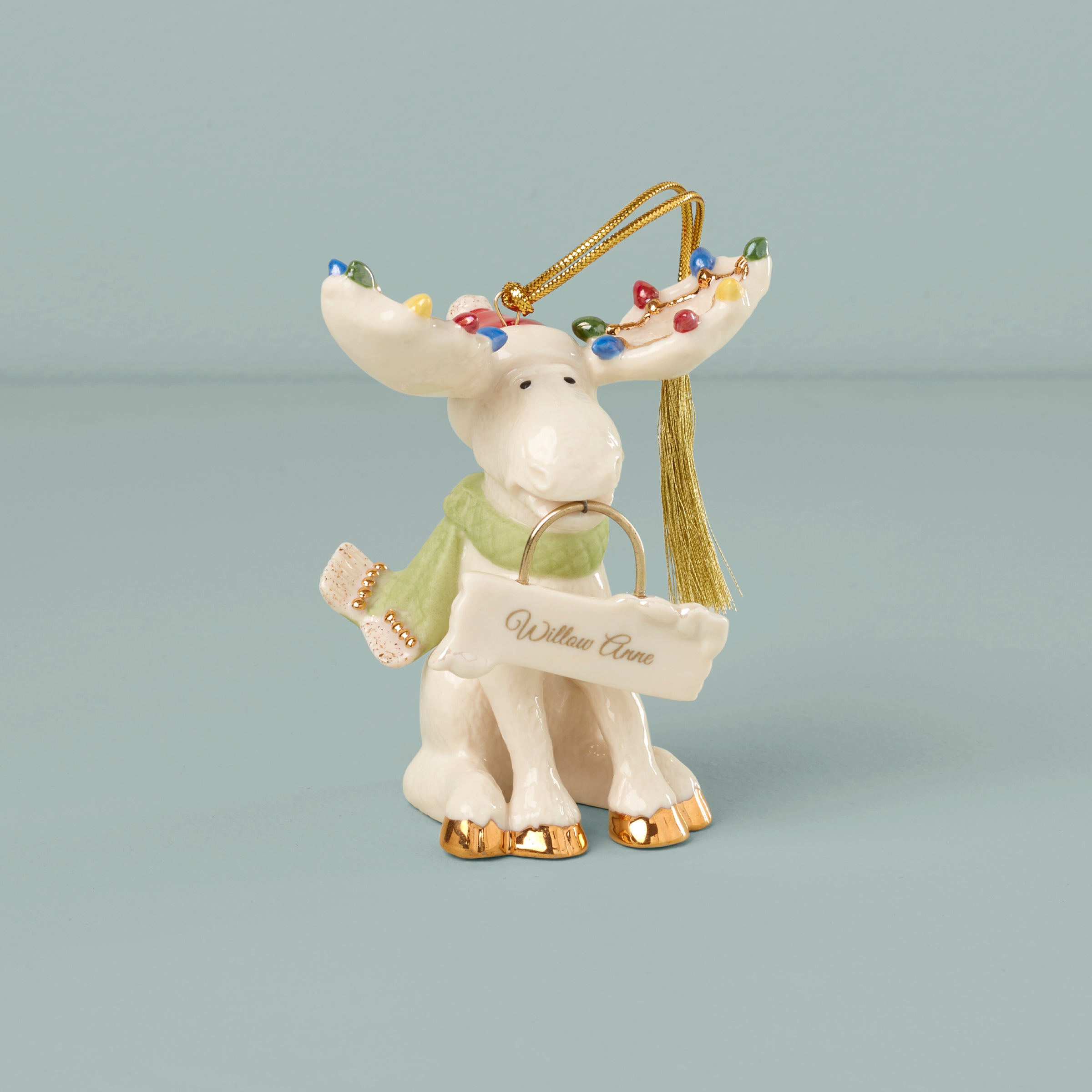 Lenox Premium Personalized Marcel The Moose Ornament