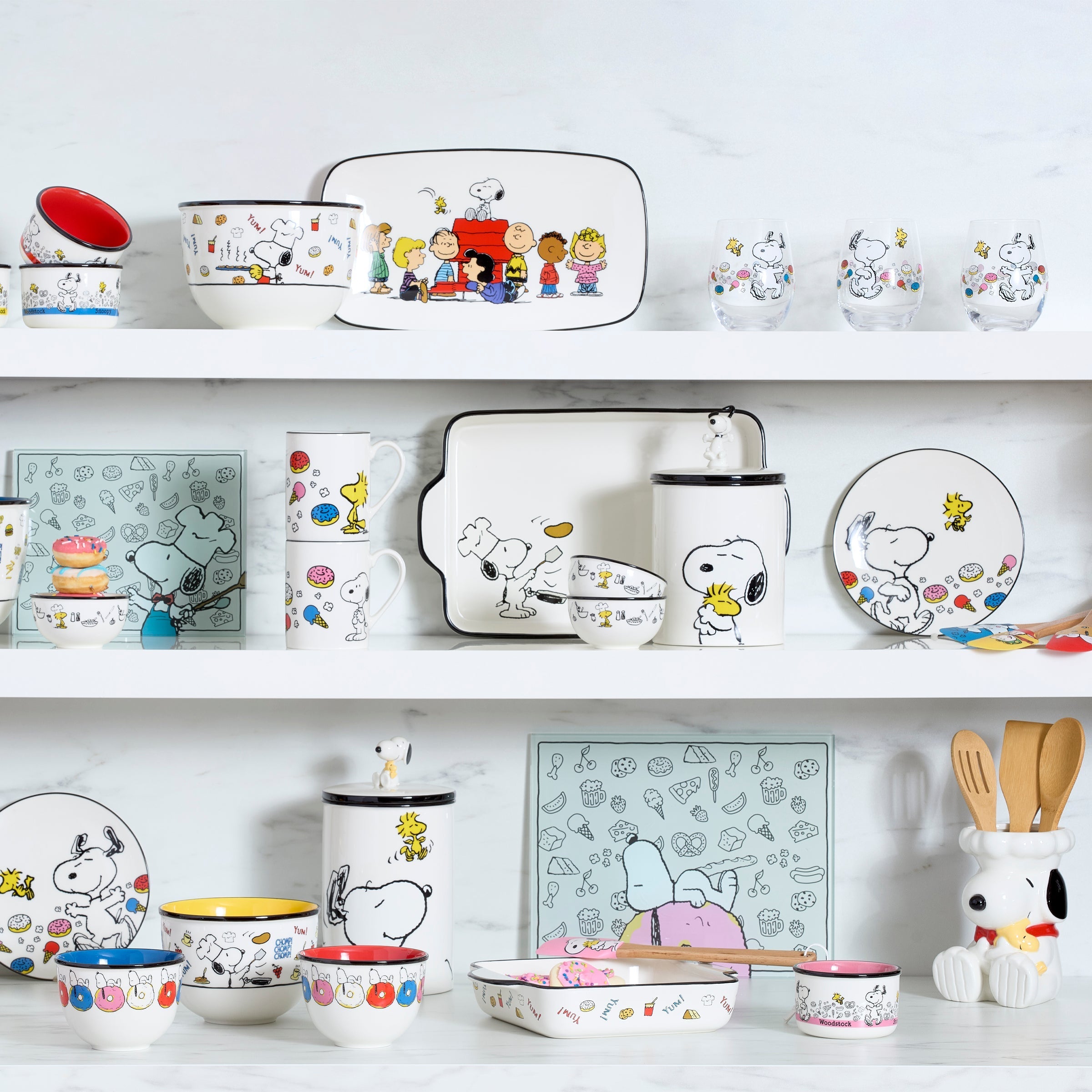 Lenox Premium Chef Snoopy Tumblers, Set of 4 - Image 2