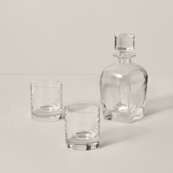Lenox Premium Tuscany Classics 3-Piece Decanter & Glass Set