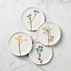 Lenox Premium Wildflowers Tidbit Plates, Set of 4