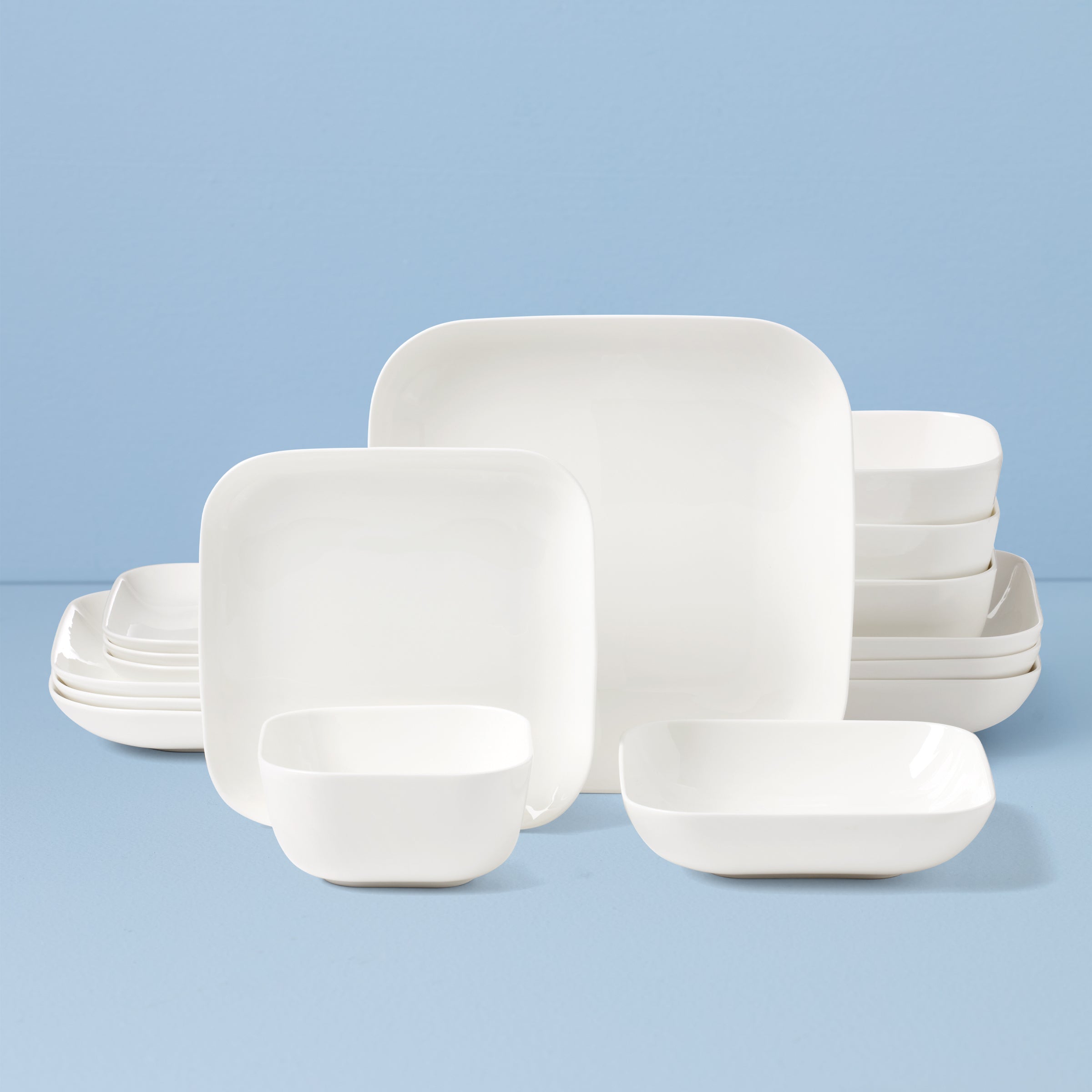 Lenox Premium Studio 1414 Square 16-Piece Dinnerware Set
