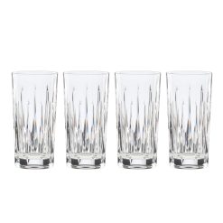 Lenox Premium Soho Crystal Highball Glasses, Set of 4