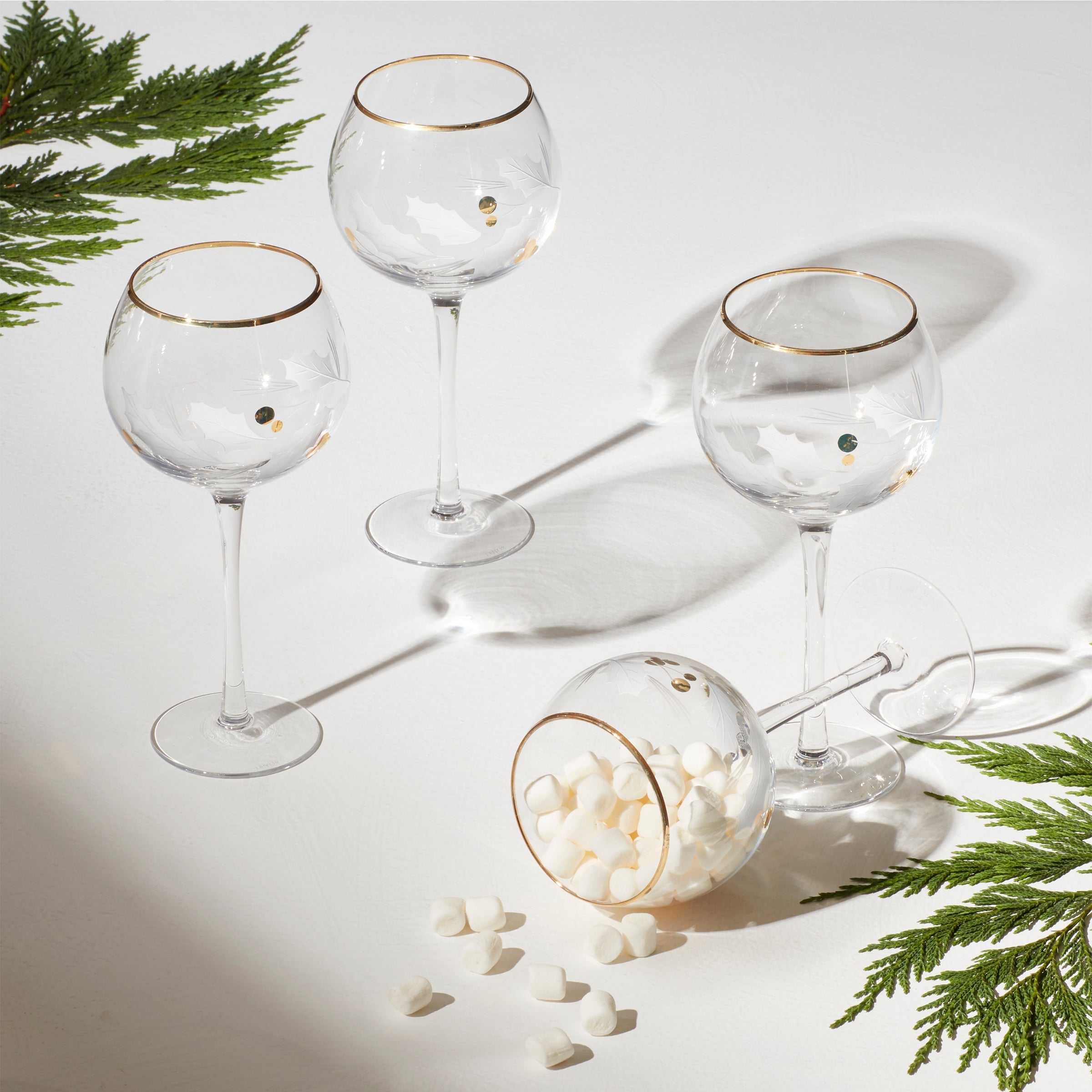Lenox Premium Holiday Gold Balloon Glasses, Set of 4 - Image 2