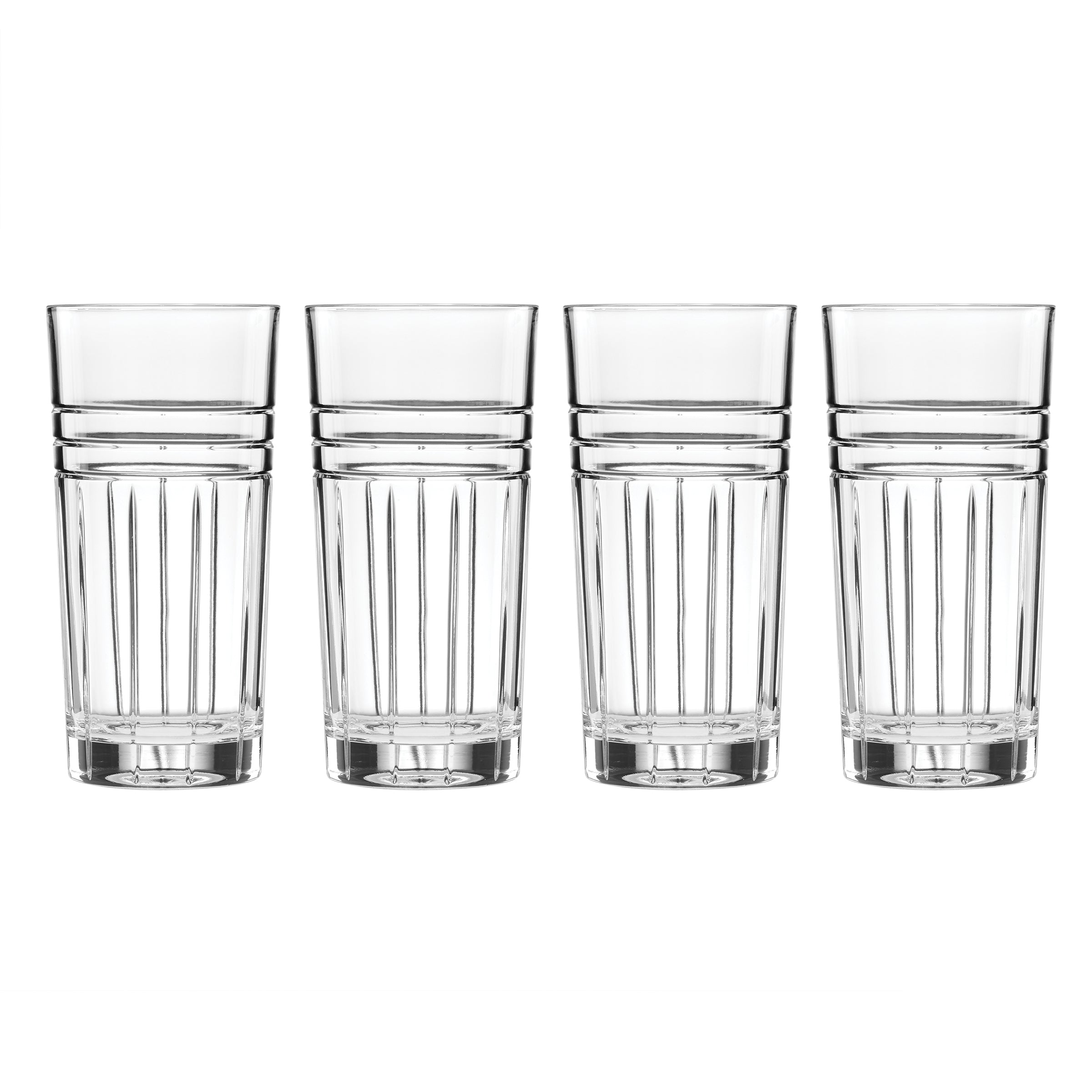 Lenox Premium Tempo Crystal Highball Glasses, Set of 4