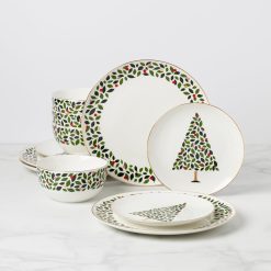 Lenox Premium Evergreen 12-Piece Dinnerware Set