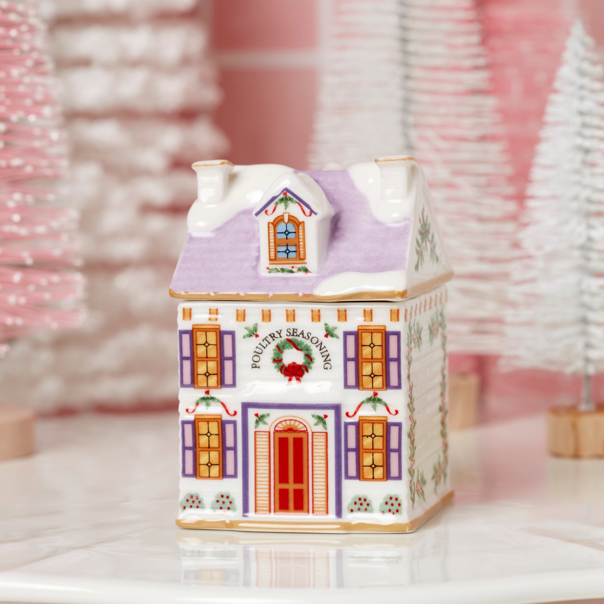 Lenox Premium Lenox Spice Village 6-Piece Christmas Spice Jar Set - Image 8