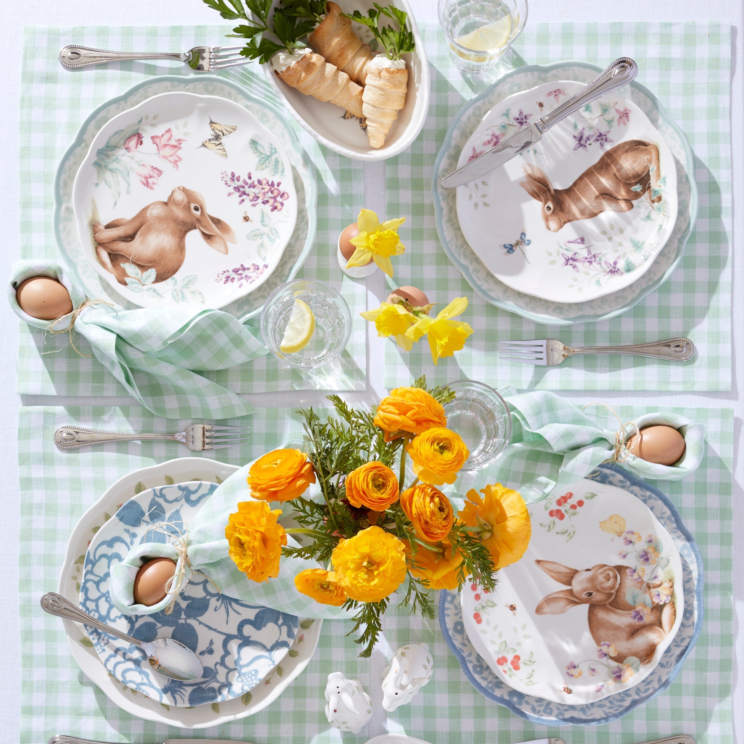 Lenox Premium Butterfly Meadow Bunny Accent Plates, Set of 4 - Image 6