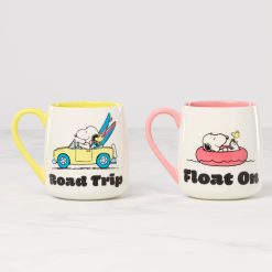 Alternative view of Lenox Premium Peanuts Mugs Road Trip-Float On, Set of 2