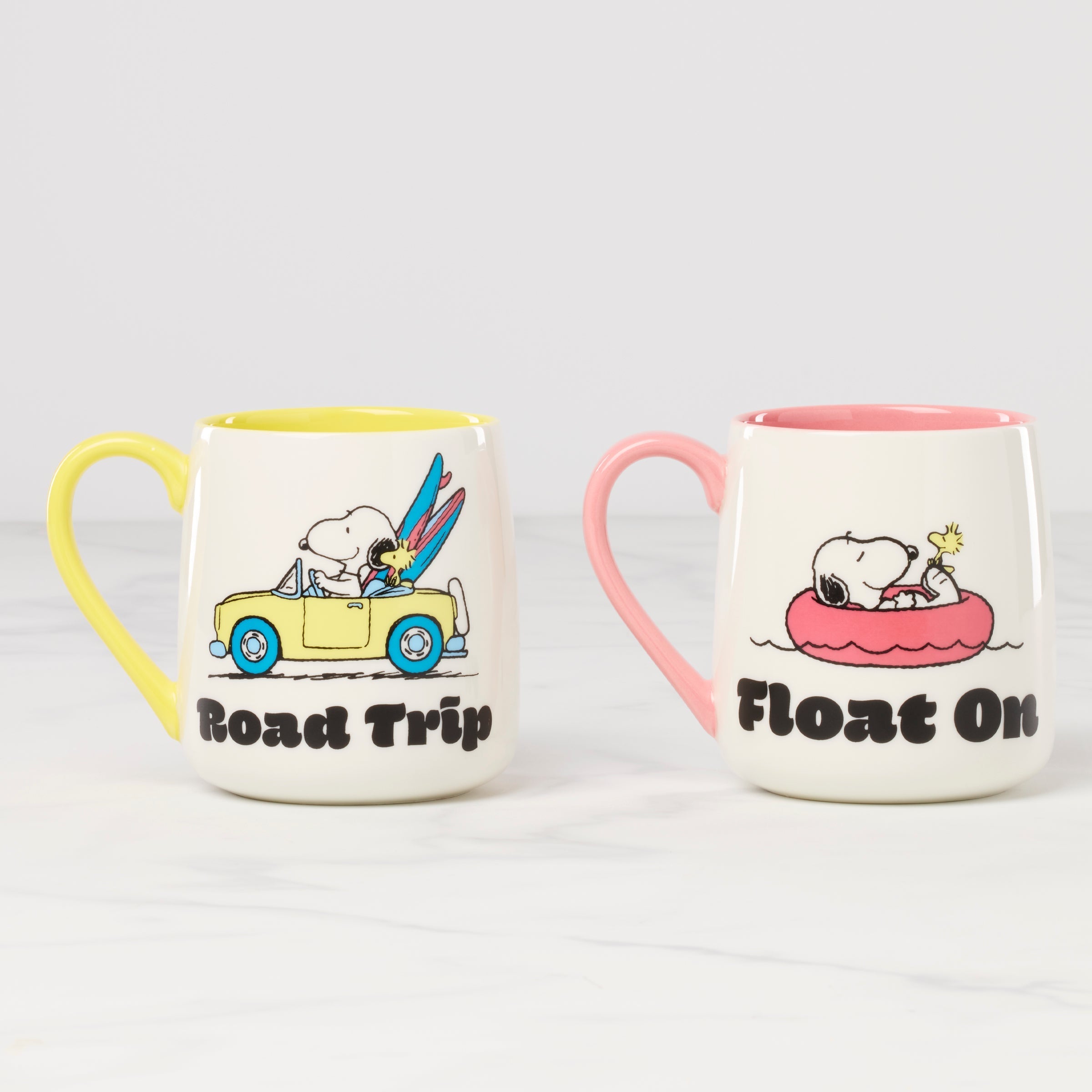 Lenox Premium Peanuts Mugs Road Trip-Float On, Set of 2 - Image 2
