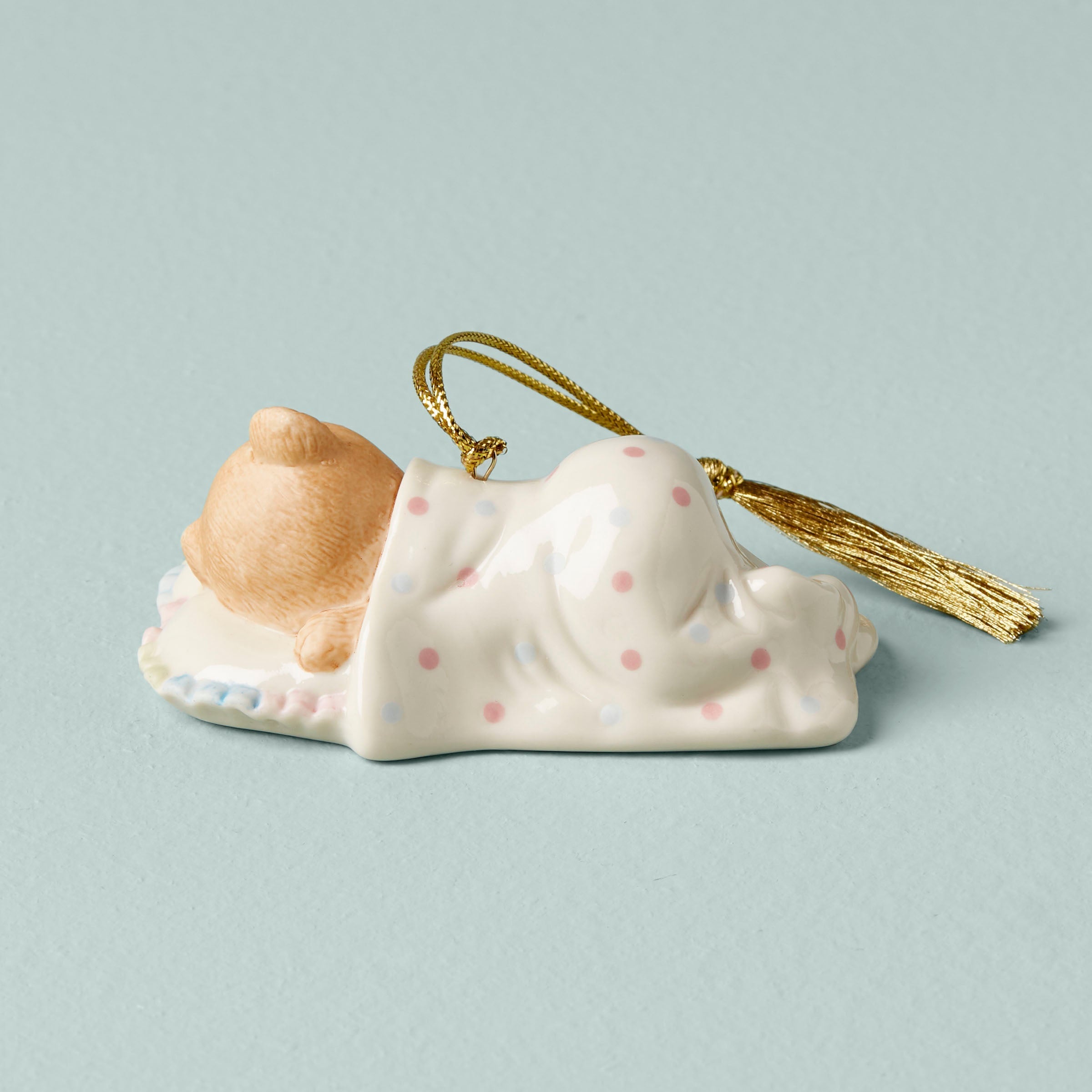Lenox Premium Personalized Baby's Teddy Bear Ornament - Image 2