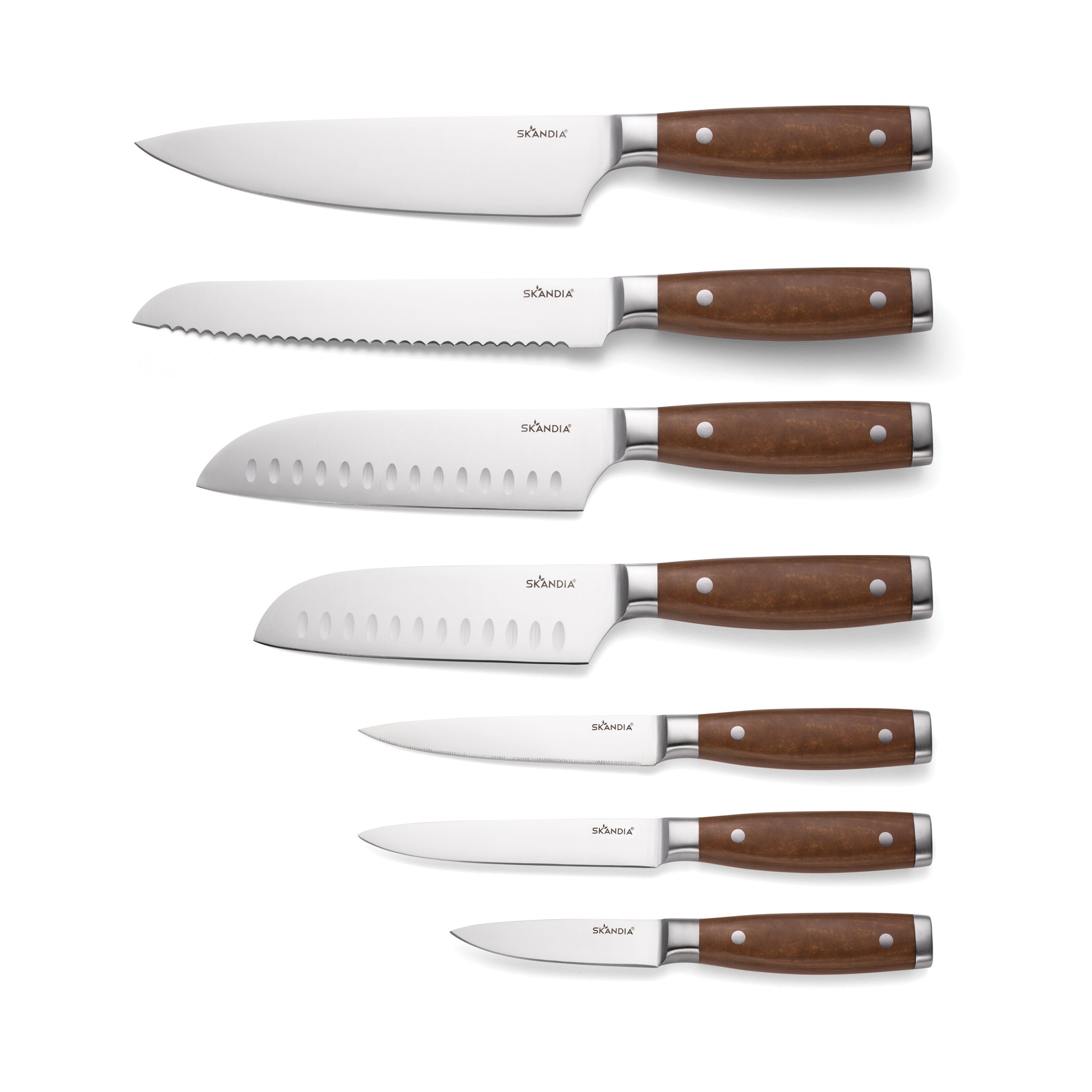 Lenox Premium Skandia Woodlyn 10-Piece Cutlery Block Set - Image 2