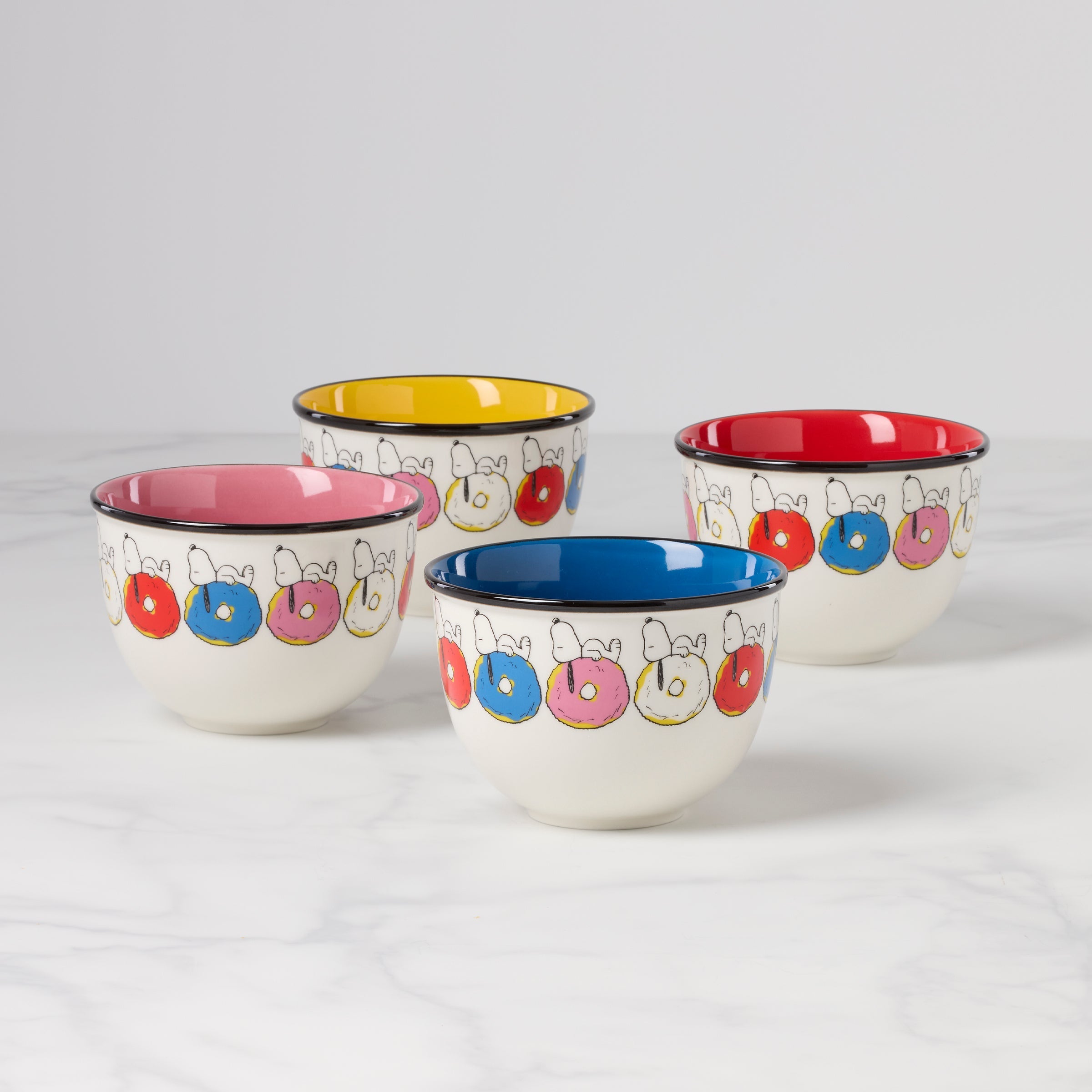 Lenox Premium Chef Snoopy Dessert Bowls, Set of 4