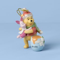 Lenox Premium Personalized Winnie the Pooh and Piglet Ornament